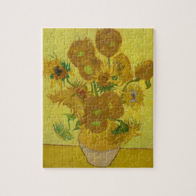Rompecabezas de los girasoles Vincent Van Gogh (Vertical)