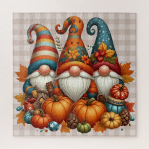 Rompecabezas de los gnomos de otoño