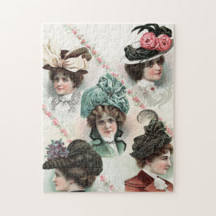 Rompecabezas de los gorras del Victorian de la