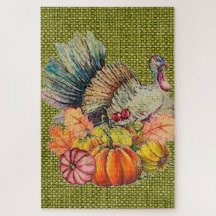 Rompecabezas de los jigsaw turcos del día de graci