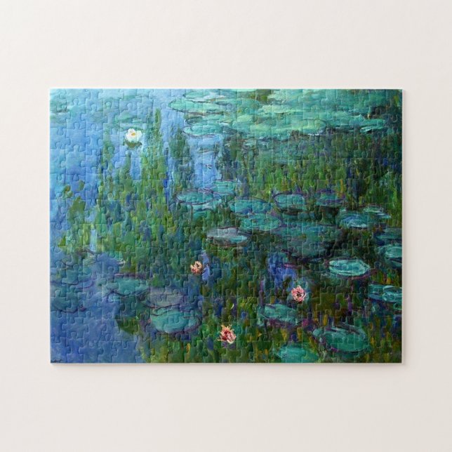 Rompecabezas de los lirios de agua de Monet (Horizontal)