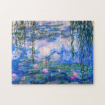 Rompecabezas de los lirios de agua de Monet<br><div class="desc">Rompecabezas de los lirios de agua de Monet. Pintura al óleo en lona a partir de 1916. Monet pintó su charca famosa del lirio de agua obsesivamente durante los años finales de su carrera, extrayendo la inspiración de la luz del sol y su efecto de desplazamiento sobre el agua y...</div>