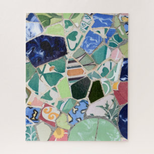 Rompecabezas de los mosaicos de Guell del parque