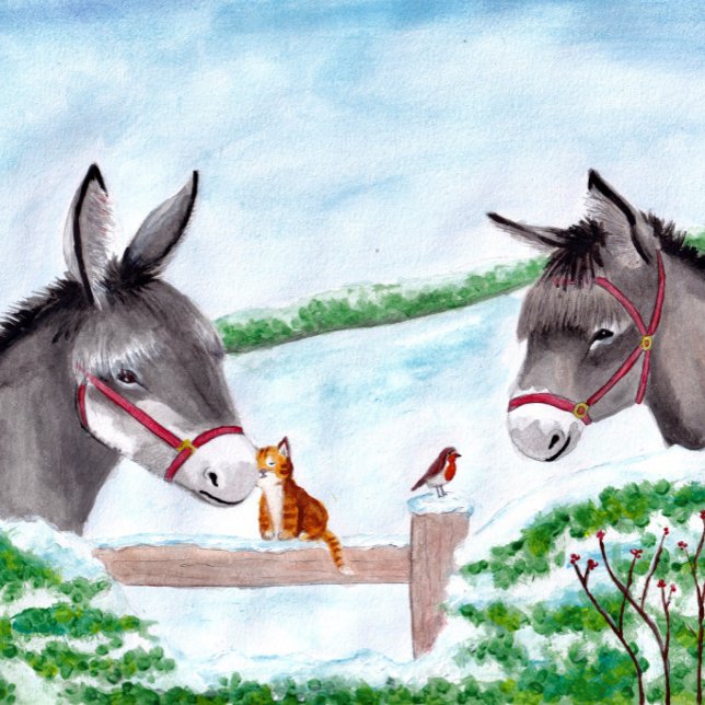 Rompecabezas de los Navidades burros (Subido por el creador)