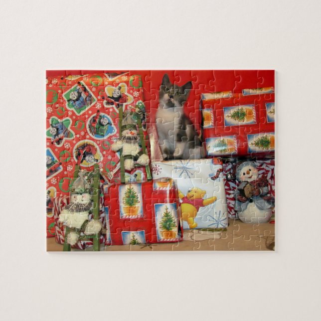 Rompecabezas de los Navidades de Bob - Gato / Gati (Horizontal)