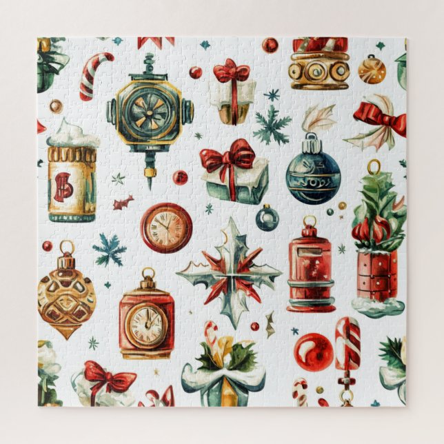 Rompecabezas de los Navidades Steampunk (Vertical)