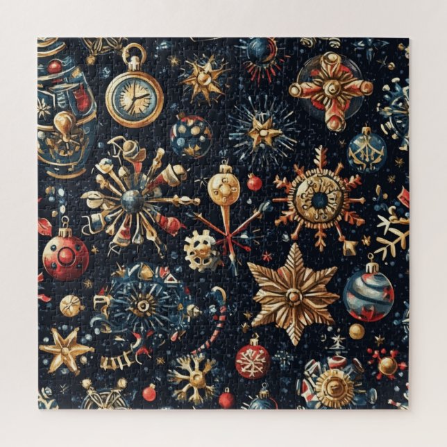 Rompecabezas de los Navidades Steampunk (Vertical)