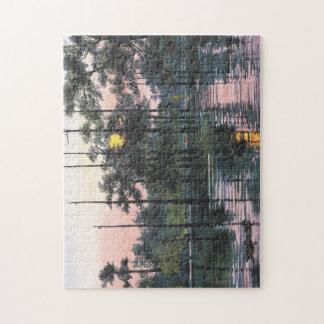 Rompecabezas de los patos de madera de Atchafalaya