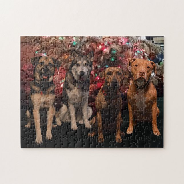 Rompecabezas de los perritos de las Felices (Horizontal)