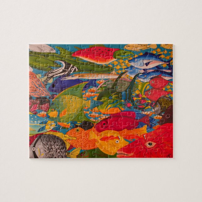 Rompecabezas de los pescados (Horizontal)