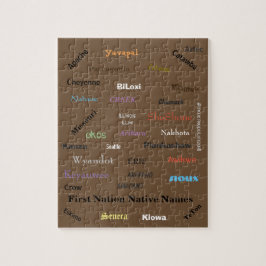 Rompecabezas de los primeros nombres de la nación,