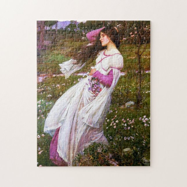 Rompecabezas de los Windflowers del Waterhouse (Vertical)