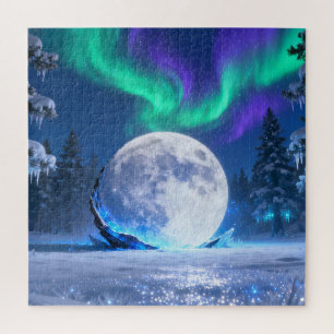 Rompecabezas de luna llena Aurora