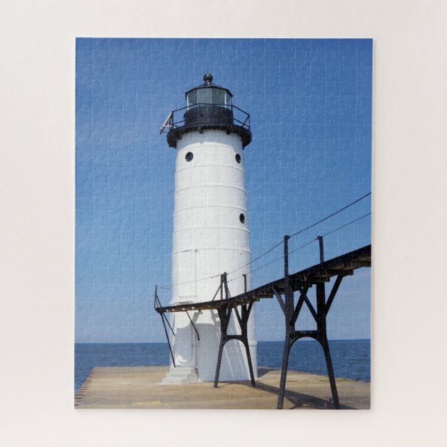 Rompecabezas de luz Manistee North Pierhead (Vertical)