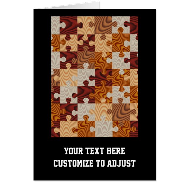 Rompecabezas de madera (Frente)