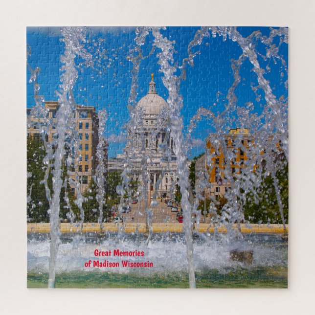Rompecabezas de Madison Wisconsin (Vertical)
