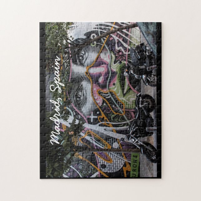 Rompecabezas de Madrid, España (Vertical)