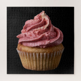 Rompecabezas de magdalena de buttercream rota