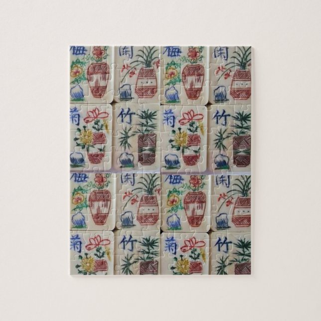 Rompecabezas de Mahjong Jigsaw (Vertical)