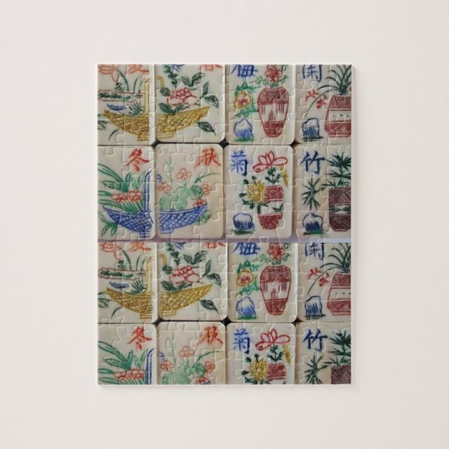 Rompecabezas de Mahjong Jigsaw (Vertical)