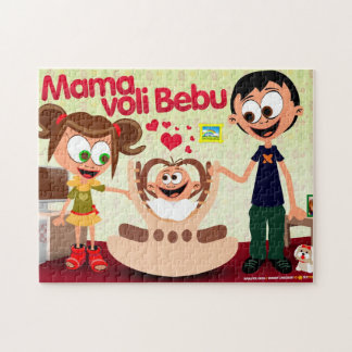 Rompecabezas de Mamá Ama a Bebé (Mama Voli Bebu)