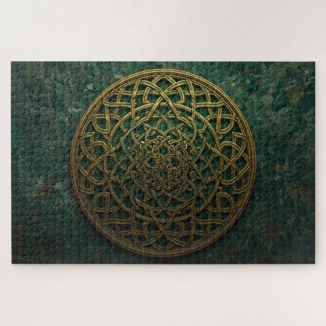 Rompecabezas de Mandala de Nudo Celta (Horizontal)