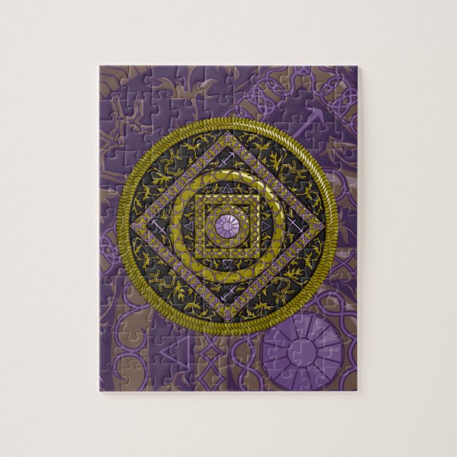 Rompecabezas de Mandala de Sagitario (Vertical)
