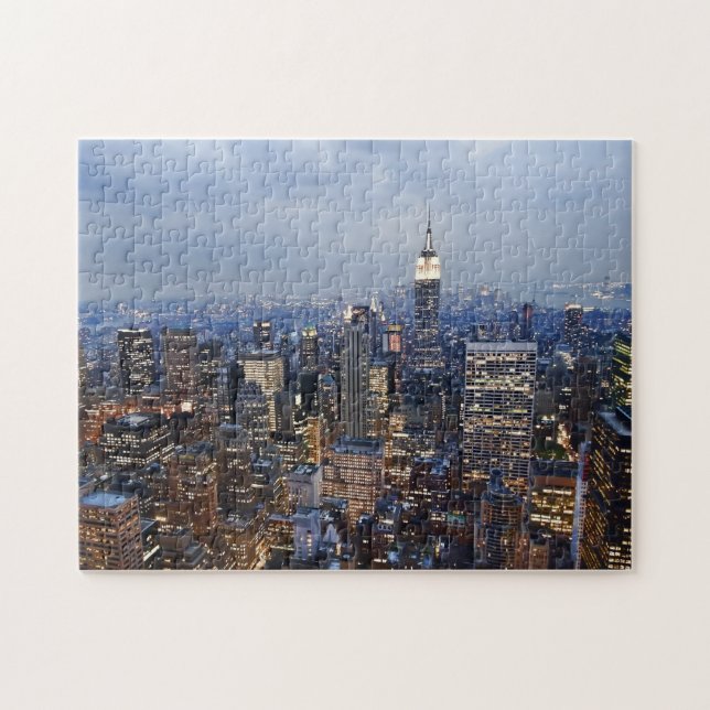 Rompecabezas de Manhattan Skyline (Horizontal)