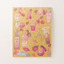 rompecabezas de maquillaje