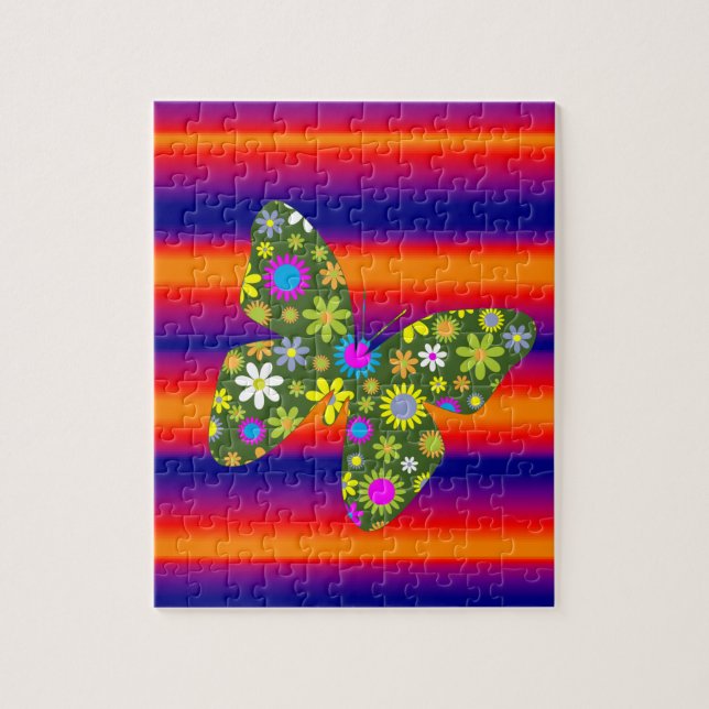 Rompecabezas de mariposa (Vertical)