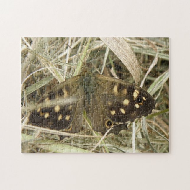 Rompecabezas de mariposa de madera afilada (Horizontal)