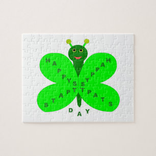 Rompecabezas de mariposa en el Día de los Patrones