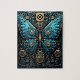 Rompecabezas de Mariposa Monarca Azul Mecánica