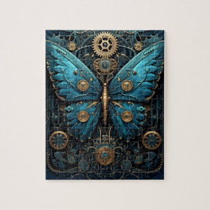 Rompecabezas de Mariposa Monarca Azul Mecánica