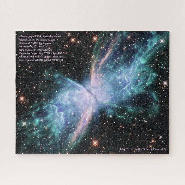 Rompecabezas de mariposa Nebula Jigsaw (Horizontal)