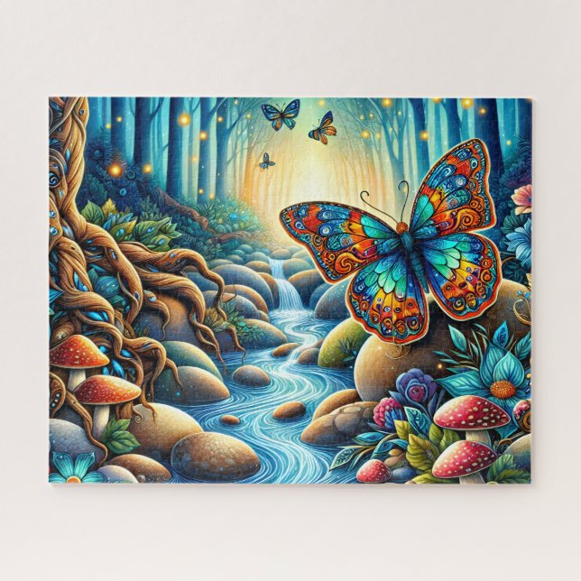 Rompecabezas de Mariposas Místicas (Horizontal)