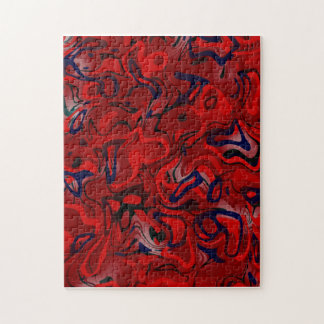 Rompecabezas de Maze Rojo