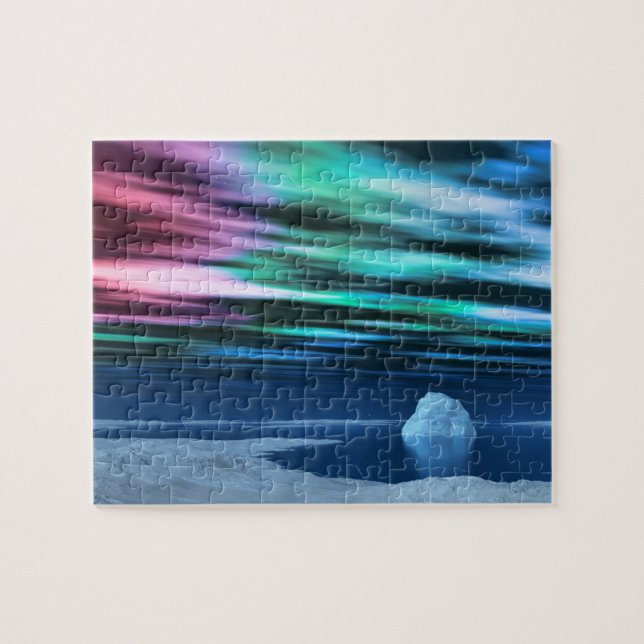 Rompecabezas de medianoche del amanecer (Horizontal)