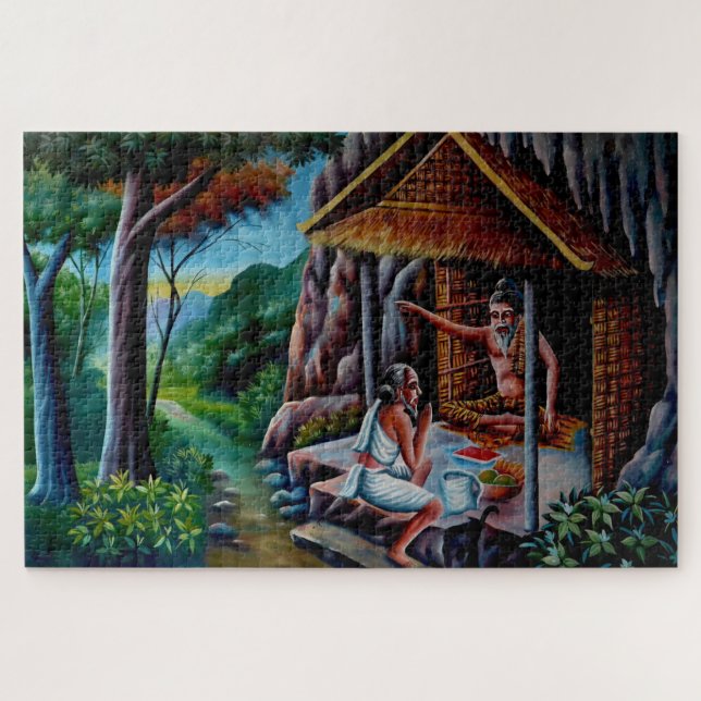 rompecabezas de meditación (Horizontal)