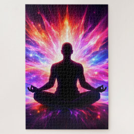 Rompecabezas de Meditación Chakra Arte de Yoga Col