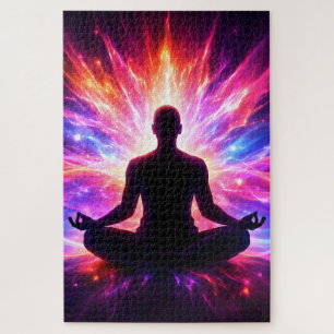 Rompecabezas de Meditación Chakra Arte de Yoga Col