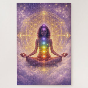 Rompecabezas de Meditación Chakra Regalo de Arte E