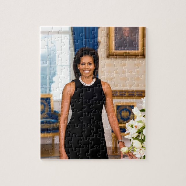 Rompecabezas de Michelle Obama de 110 piezas (Vertical)
