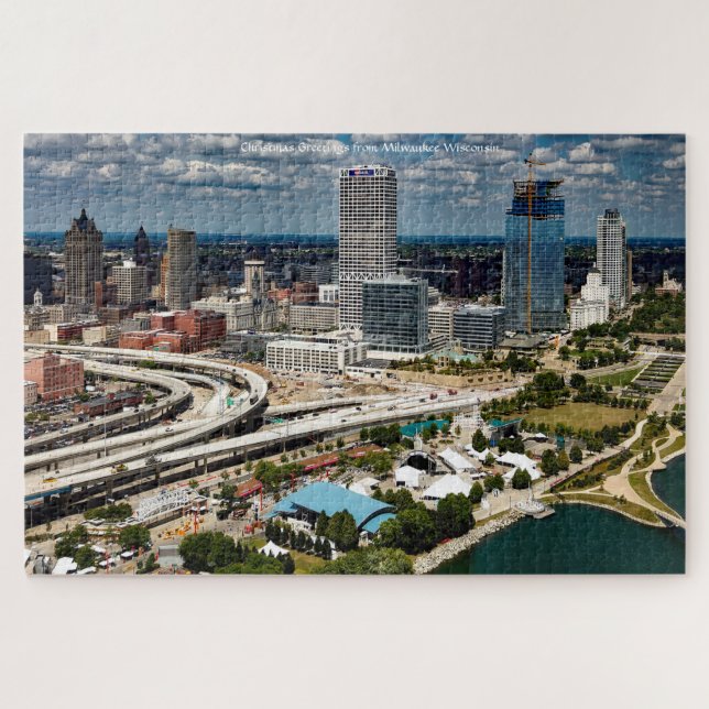 Rompecabezas de Milwaukee Wisconsin (Horizontal)