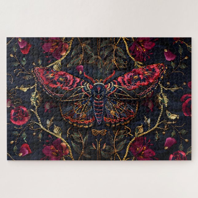 Rompecabezas de Moda Jigsaw en el jardín nocturno (Horizontal)