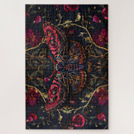 Rompecabezas de Moda Jigsaw en el jardín nocturno