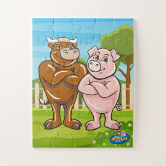 Rompecabezas de Moo y Oink