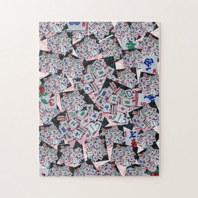 rompecabezas de mosaico de mah jongg (Vertical)