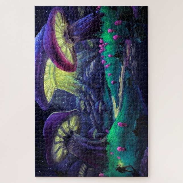 Rompecabezas de Mushroom City (Vertical)