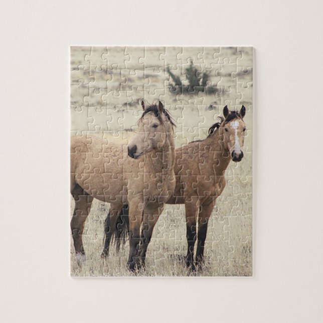 Rompecabezas de Mustangs de Steens (Vertical)